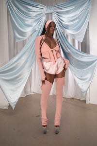 🐰Bunny Satin Skirt Shorts PINK