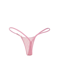 🍒Cherry Vinyl Mini Thong PINK