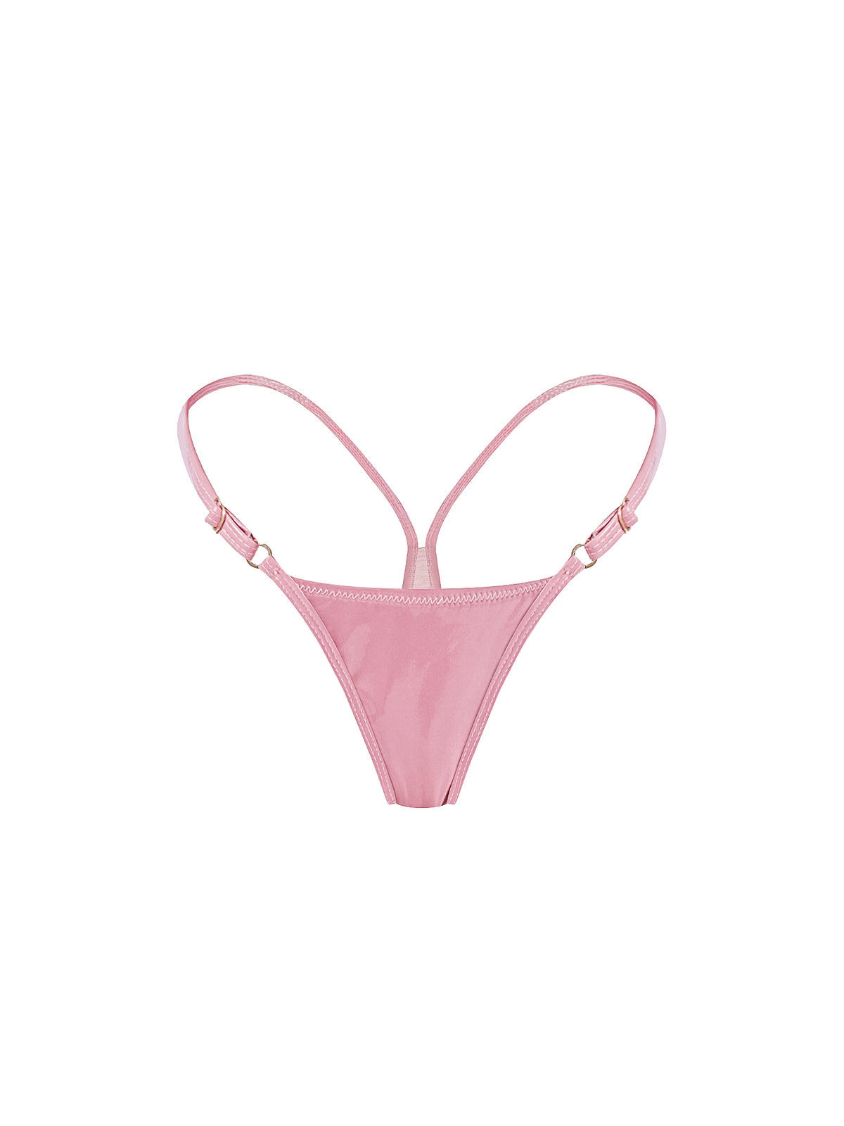 🍒Cherry Vinyl Mini Thong PINK