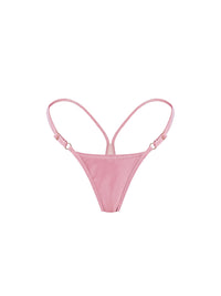 🍒Cherry Vinyl Mini Thong PINK