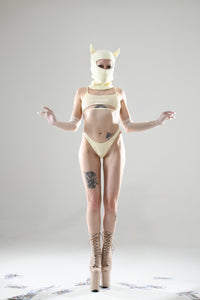Sinner Vinyl Thong Cream