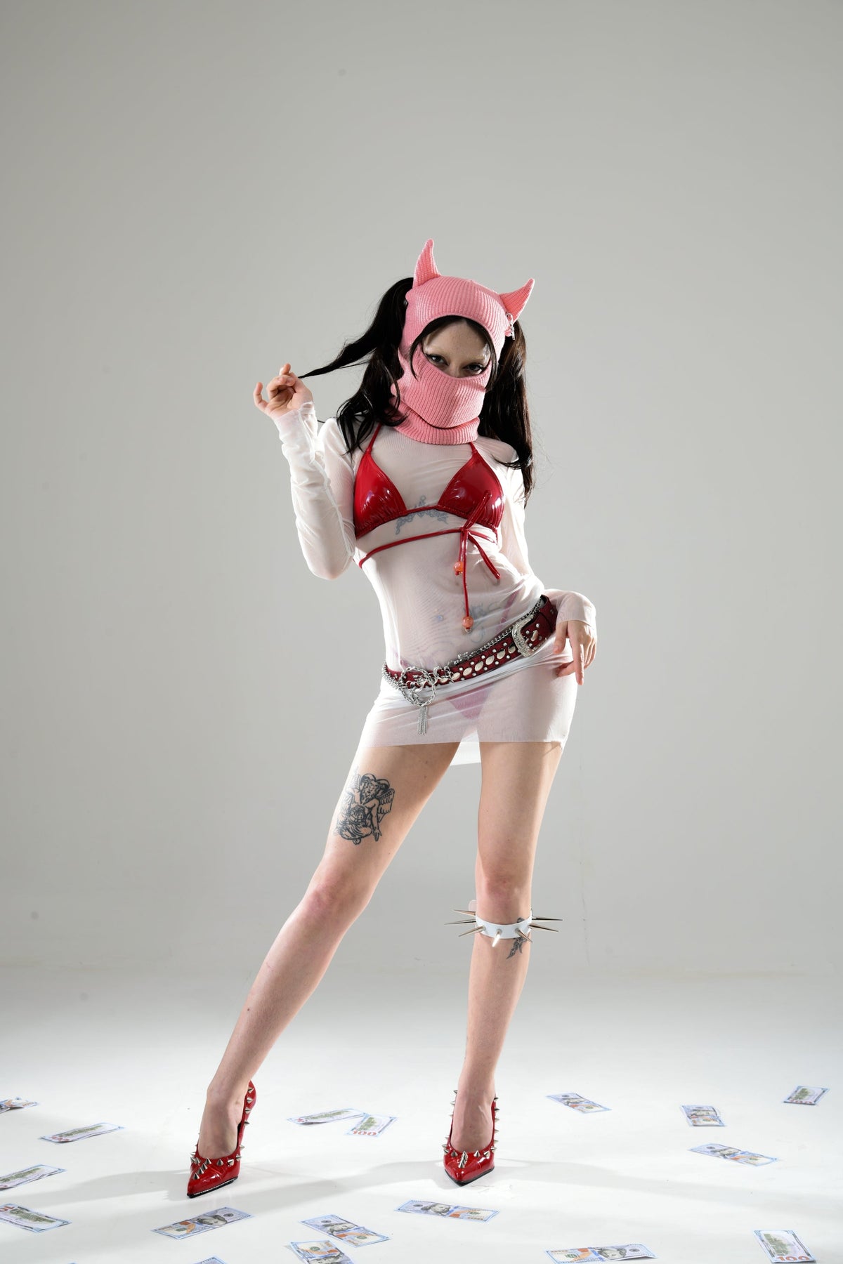 Devil Balaclava PINK