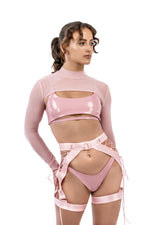 XXX Rated See Through Shrug PINK