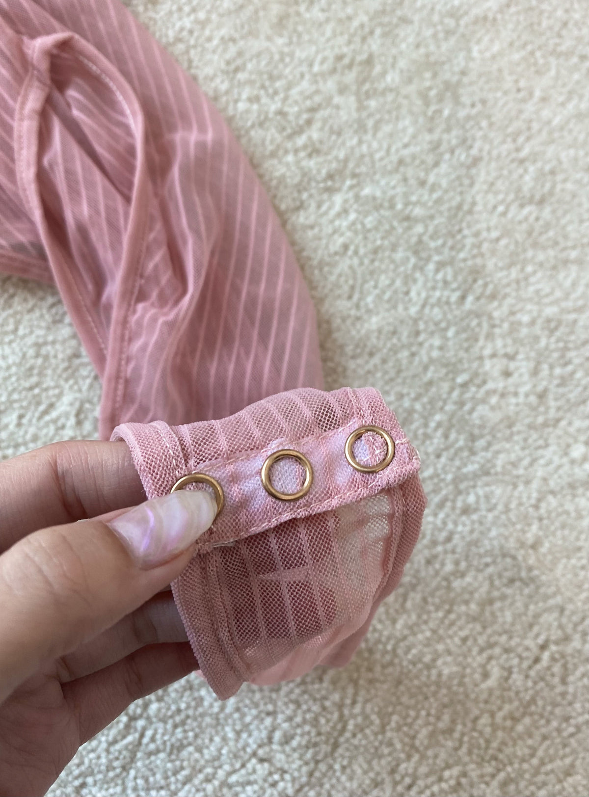 [𝐒𝐀𝐌𝐏𝐋𝐄 𝐒𝐀𝐋𝐄] XXX Rated See Through Bodysuit PINK